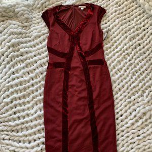 NWT Holiday Dress-New York & Co- Red dress